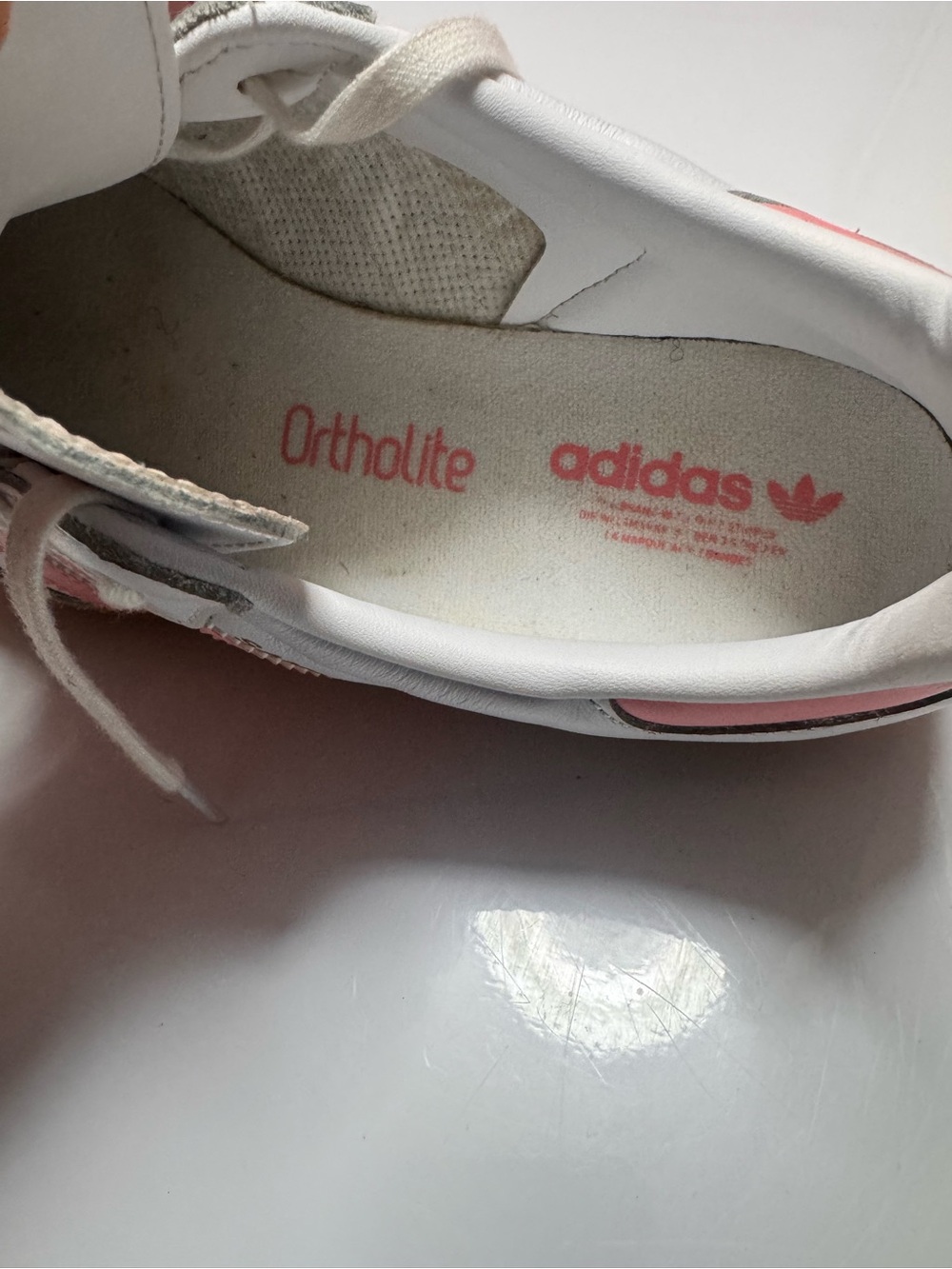 adidas White and Pink Samba Sneakers - Picture 4 of 9